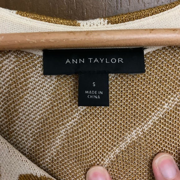 Ann Taylor Fan Leaf Sweater Dress - Picture 5 of 10